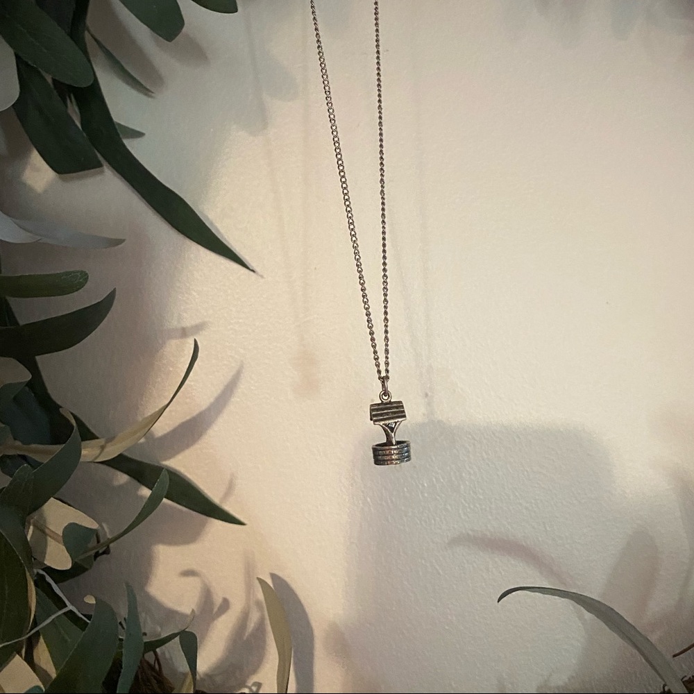 Danecraft sterling wishing well charm necklace
